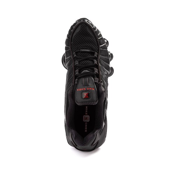 Womens Nike Shox TL Athletic Shoe - Black / Metallic Hematite