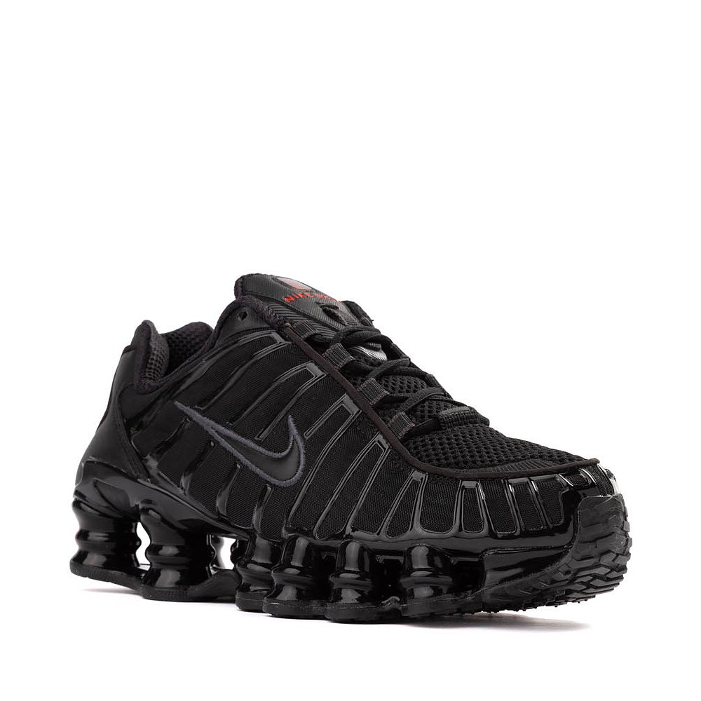 Womens Nike Shox TL Athletic Shoe - Black / Metallic Hematite