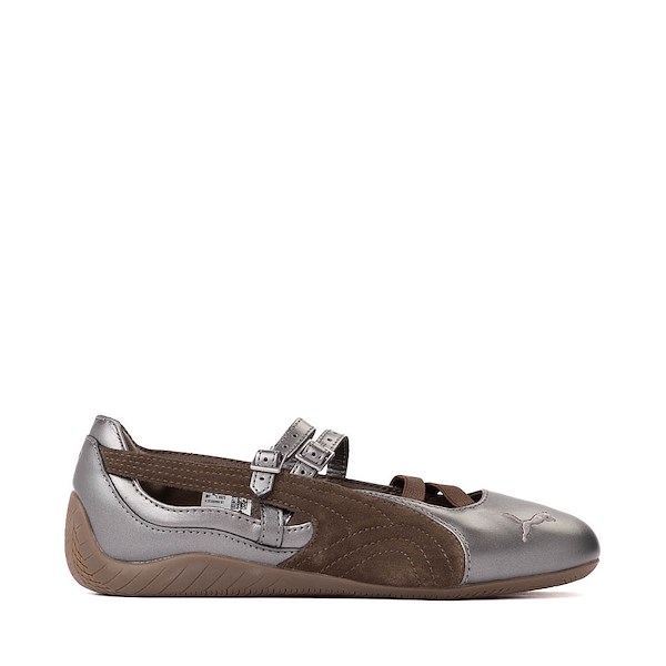 Womens PUMA Speedcat Ballet Lux Sneaker - Pewter / Brown