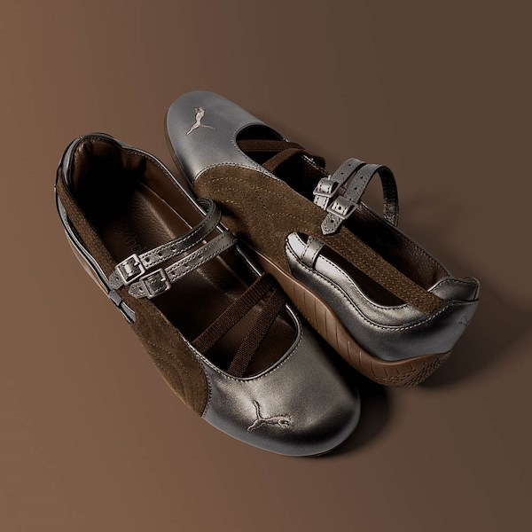 Womens PUMA Speedcat Ballet Lux Sneaker - Pewter / Brown