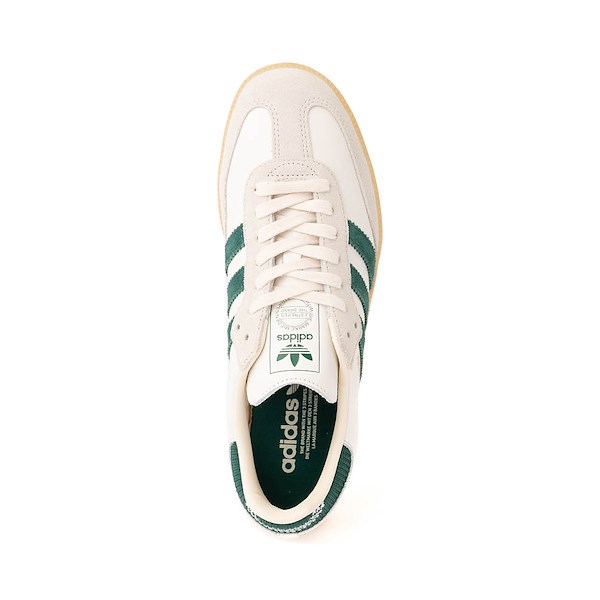 alternate view Mens adidas Samba OG Athletic Shoe - Cloud White / Collegiate Green / GumALT2