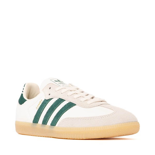 alternate view Mens adidas Samba OG Athletic Shoe - Cloud White / Collegiate Green / GumALT5