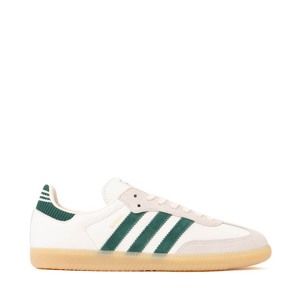 Mens adidas Samba OG Athletic Shoe - Cloud White / Collegiate Green / Gum
