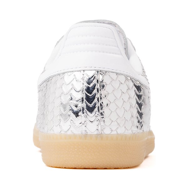 alternate view Womens adidas Samba OG Athletic Shoe - Silver Metallic / Cloud White / GumALT4