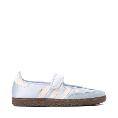 Main view of Womens adidas Samba Jane Athletic Shoe - Crystal Sky / Cream White / Gum