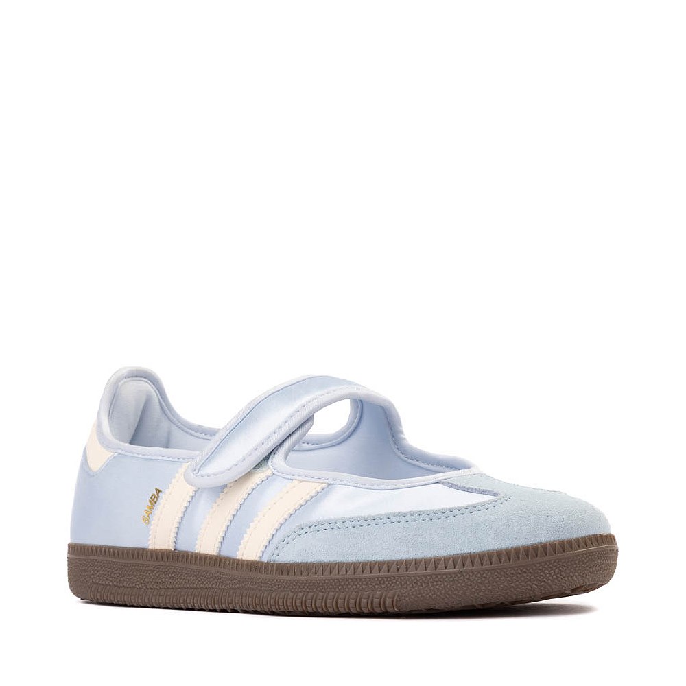 Womens adidas Samba Jane Athletic Shoe - Crystal Sky / Cream White / Gum |  Journeys