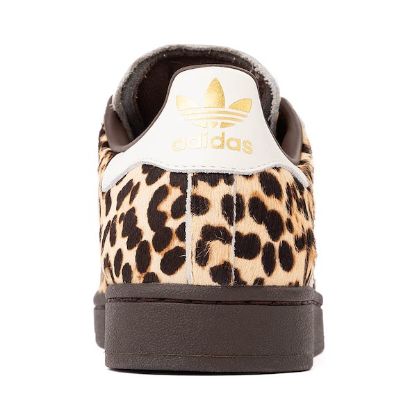 alternate view Womens adidas Superstar II Athletic Shoe - Dark Brown / Ivory / Gold MetallicALT4