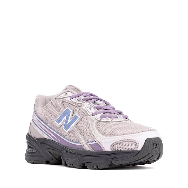 alternate view New Balance 740 Athletic Shoe - Big Kid - Truffle Salt / Fairweather BlueALT5