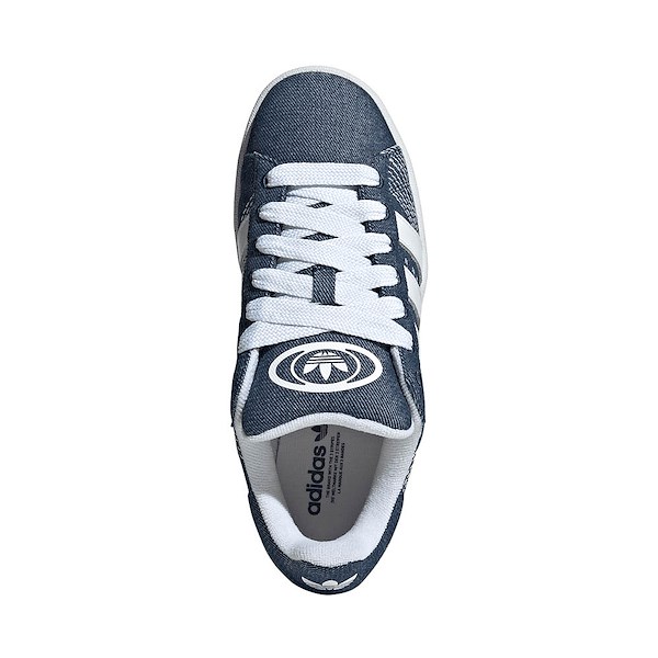 alternate view Womens adidas Campus '00s Zen Garden Athletic Shoe - Blue / Dark Blue / Cloud WhiteALT2
