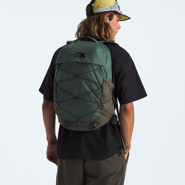 alternate view The North Face Borealis Backpack - Duck Green / New TaupeALT1BADULT