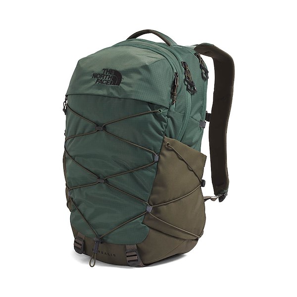 alternate view The North Face Borealis Backpack - Duck Green / New TaupeALT4
