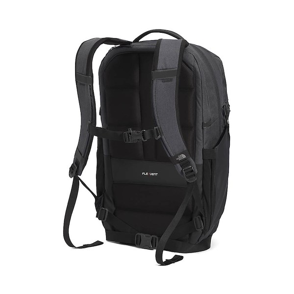 alternate view The North Face Surge Backpack - Asphalt Grey Light Heather / TNF BlackALT2