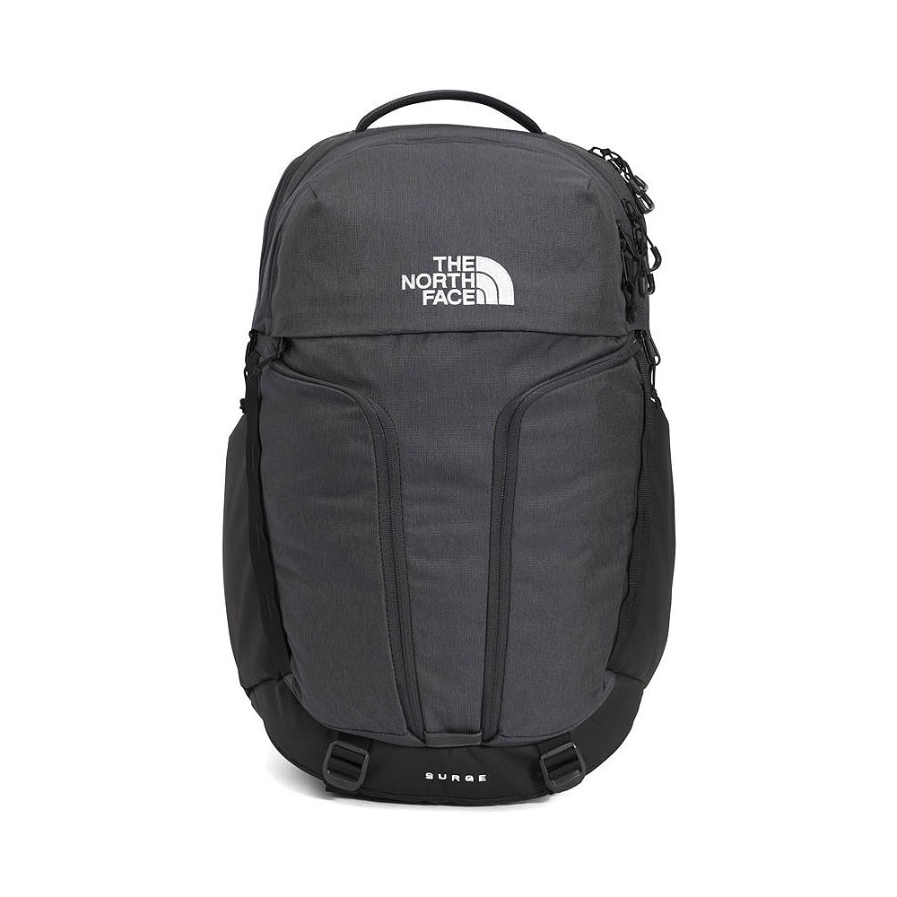 The North Face Surge Backpack - Asphalt Grey Light Heather / TNF Black