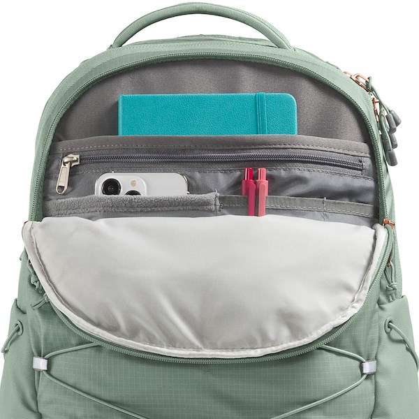 alternate view Womens The North Face Borealis Luxe Backpack - Slate Moss / Burnt CoralALT1B
