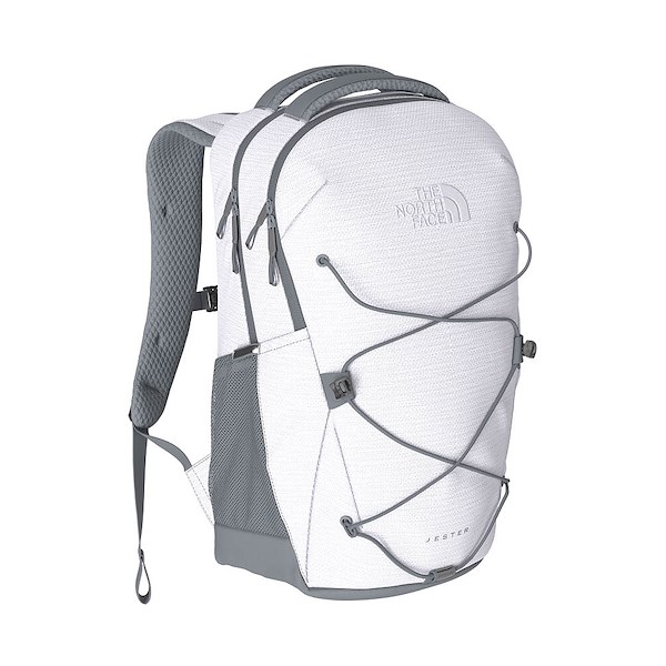 alternate view Womens The North Face Jester Backpack - TNF White MetallicALT4