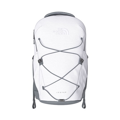 Main view of Womens The North Face Jester Backpack - TNF White Metallic