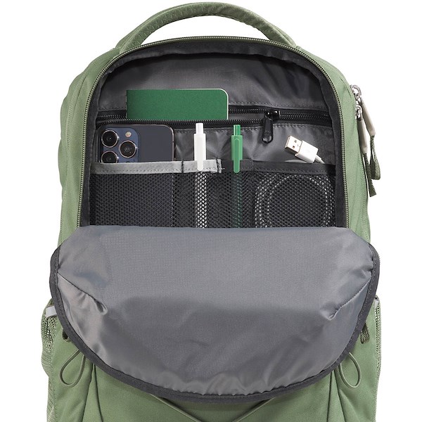 alternate view Womens The North Face Jester Luxe Backpack - Bark Mist / Silver MetallicALT1B
