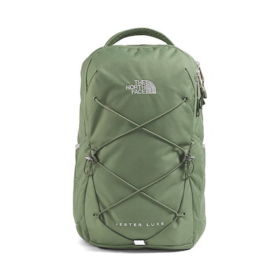 Womens The North Face Jester Luxe Backpack - Bark Mist / Silver Metallic