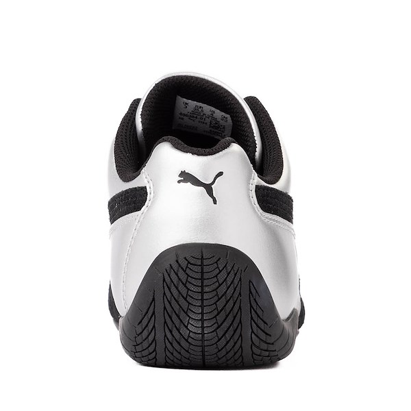 alternate view PUMA Speedcat Metallic Athletic Shoe - Big Kid - Silver / BlackALT4