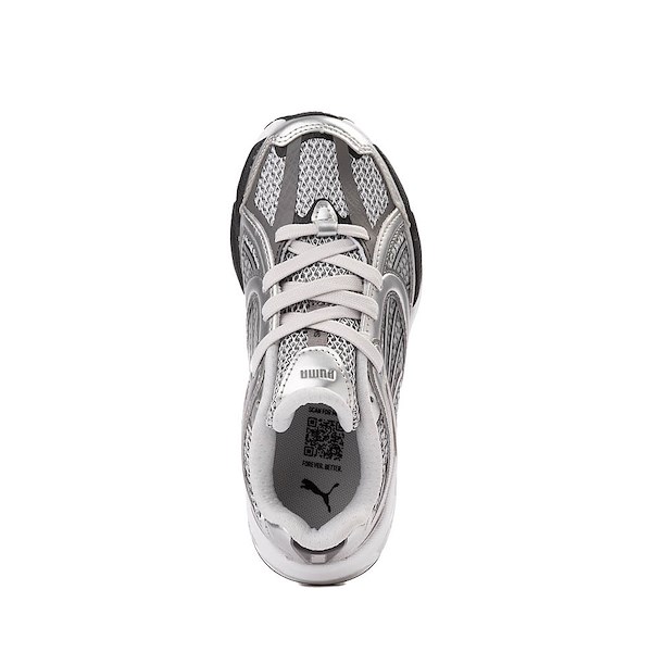 alternate view PUMA SkyJet Prisco Athletic Shoe - Little Kid / Big Kid - PUMA Silver / PUMA Black / Glacial GrayALT2