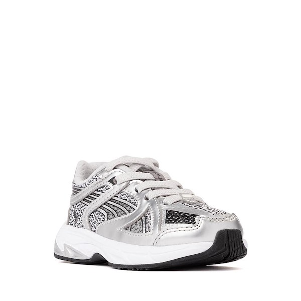 alternate view PUMA SkyJet Prisco Athletic Shoe - Baby / Toddler - PUMA Silver / PUMA Black / Glacial GrayALT5