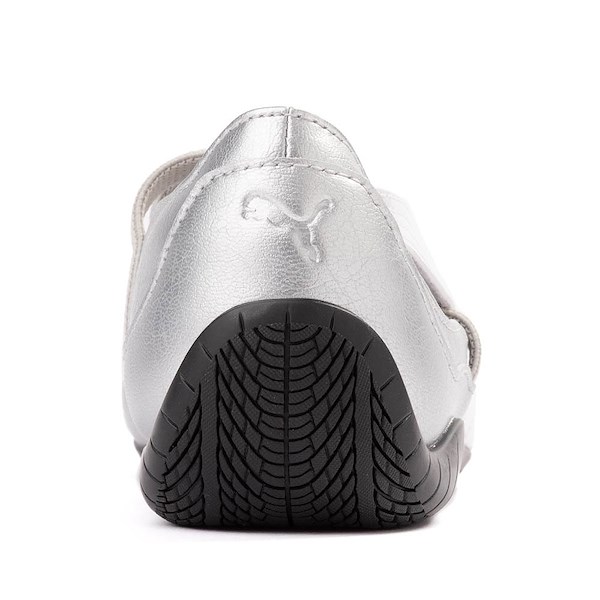 alternate view PUMA Speedcat Ballet Metallic Sneaker - Little Kid / Big Kid - Metallic Ash Gray / PUMA WhiteALT4