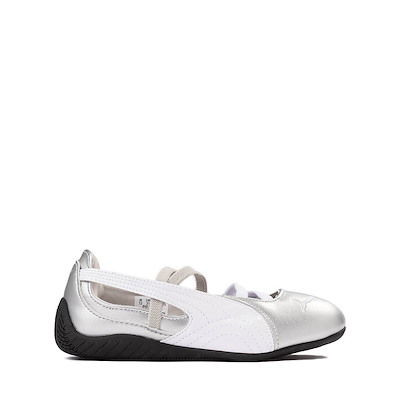 Main view of PUMA Speedcat Ballet Metallic Sneaker - Little Kid / Big Kid - Metallic Ash Gray / PUMA White