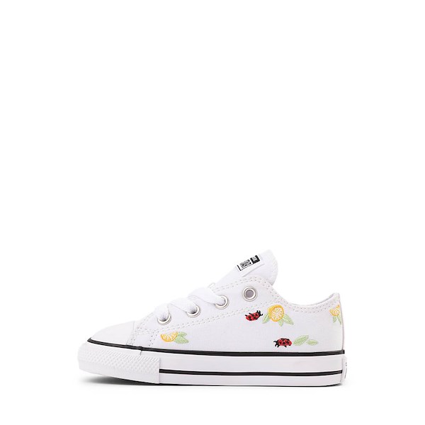 alternate view Converse Chuck Taylor All Star Ladybugs Low-Top Sneaker - Baby / Toddler - NaturalALT1