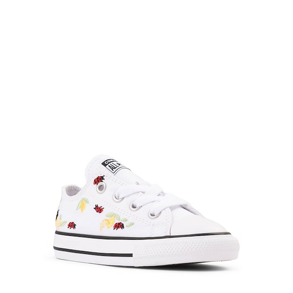alternate view Converse Chuck Taylor All Star Ladybugs Low-Top Sneaker - Baby / Toddler - NaturalALT5