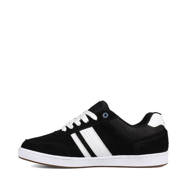 alternate view Mens DVS Milan ST Skate Shoe - Black / WhiteALT1