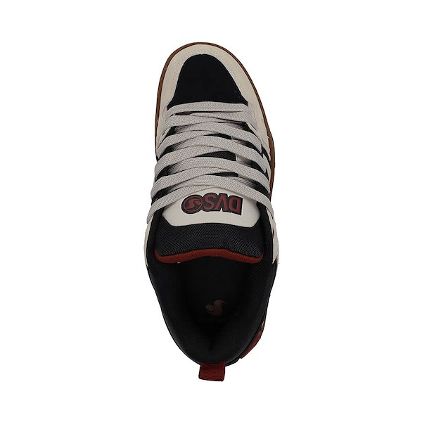 alternate view Mens DVS Comanche Skate Shoe - Silver / Grey / BlackALT2