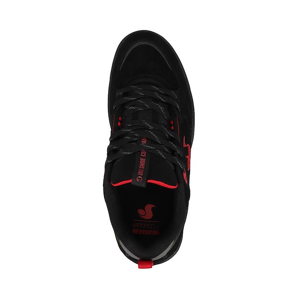 alternate view Mens DVS Slot Skate Shoe - Black / RedALT2