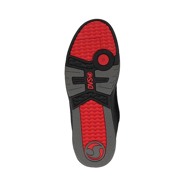 alternate view Mens DVS Slot Skate Shoe - Black / RedALT3