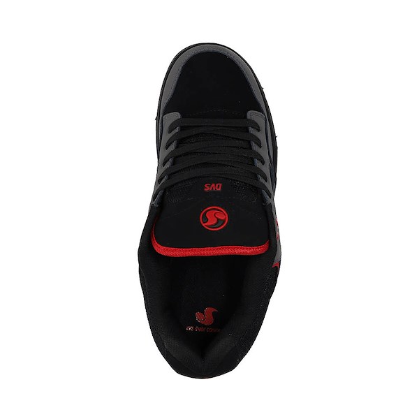 alternate view Mens DVS Enduro Heir Skate Shoe - Charcoal / Black / RedALT2