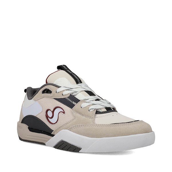 alternate view Mens DVS Slot Skate Shoe - Cream / White / GreyALT5