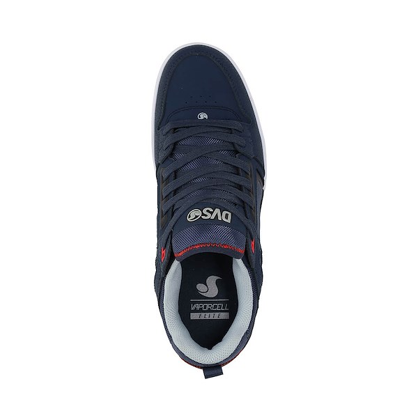 alternate view Mens DVS Comanche LT Skate Shoe - Navy / CayenneALT2