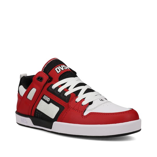 alternate view Mens DVS Comanche LT Skate Shoe - Red / Black / WhiteALT5