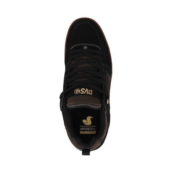 alternate view Mens DVS Comanche LT Skate Shoe - Black / Black / GumALT2