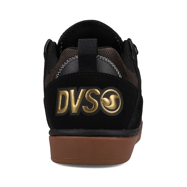 alternate view Mens DVS Comanche LT Skate Shoe - Black / Black / GumALT4