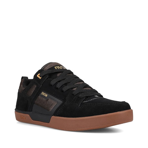 alternate view Mens DVS Comanche LT Skate Shoe - Black / Black / GumALT5