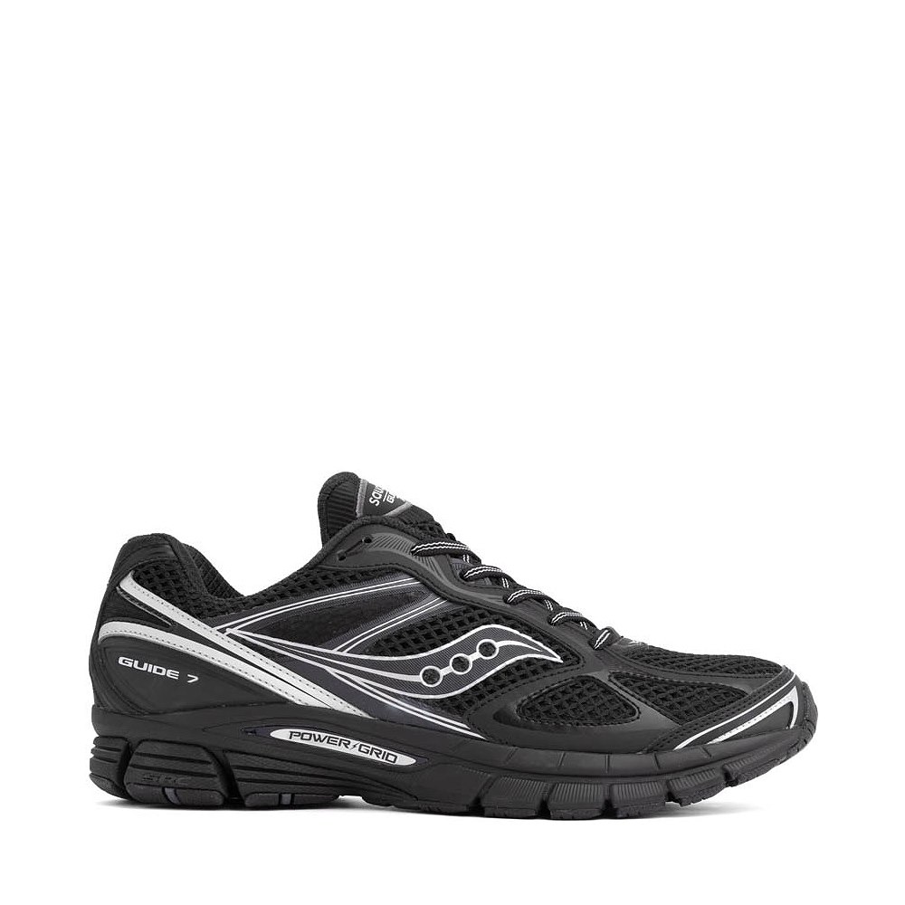 Saucony ProGrid Guide 7 Athletic Shoe - Black / Silver