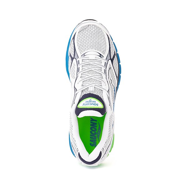 alternate view Saucony ProGrid Guide 7 Athletic Shoe - Navy / Blue / GreenALT2