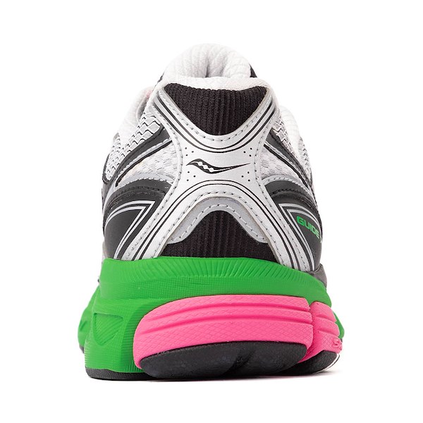 alternate view Womens Saucony ProGrid Guide 7 Athletic Shoe - Grey / Green / PinkALT4