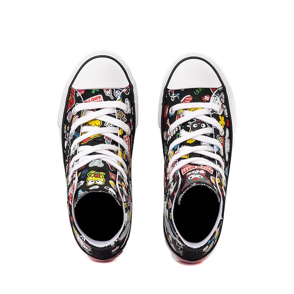 alternate view Converse x Hello Kitty&reg; & Friends Chuck Taylor All Star High-Top Sneaker - Little Kid - BlackALT2