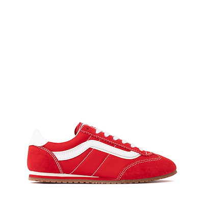 Main view of Vans Super Lowpro Skate Shoe - Big Kid - Racing Red