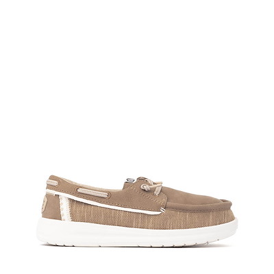 Main view of HEYDUDE Wells Classic Boat Shoe - Little Kid / Big Kid - Cognac