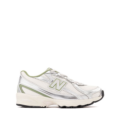 Main view of New Balance 740 Athletic Shoe - Little Kid - White / Silver Metallic / Oregano