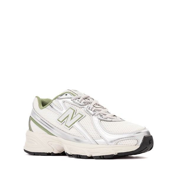 alternate view New Balance 740 Athletic Shoe - Big Kid - White / Silver Metallic / OreganoALT5