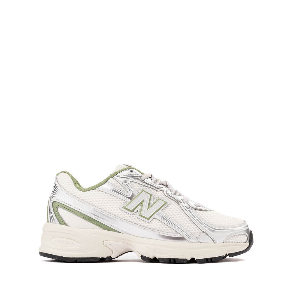 New Balance 740 Athletic Shoe - Big Kid - White / Silver Metallic / Oregano