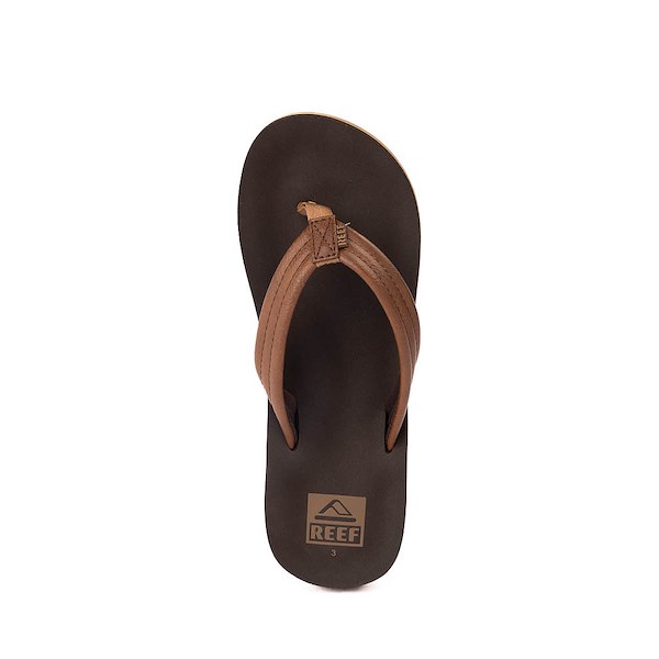 alternate view Reef Ahi Sandal - Little Kid / Big Kid - BrownALT2